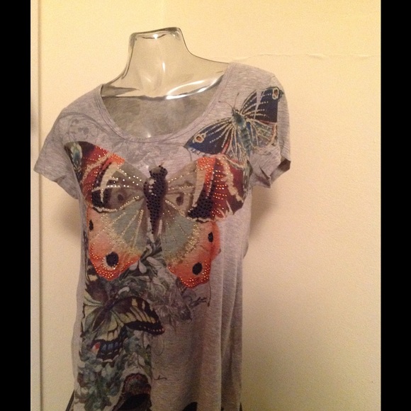 Hi Low Tee "Atlanta Glitter"