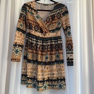 Hippie long sleeve Dress