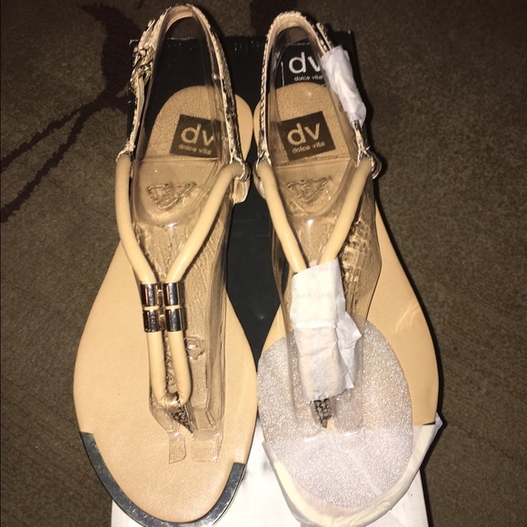 Dolce Vita 'Ayden' Nude Sandals
