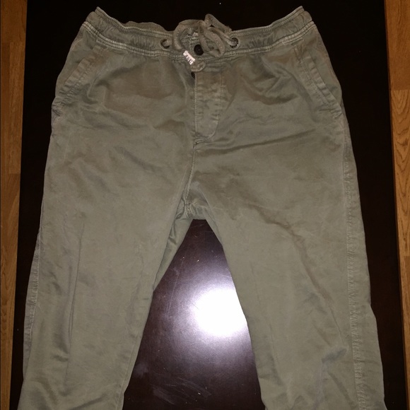 Abercrombie Olive Joggers