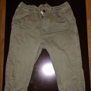 Abercrombie Olive Joggers