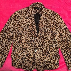 Leopard Blazer