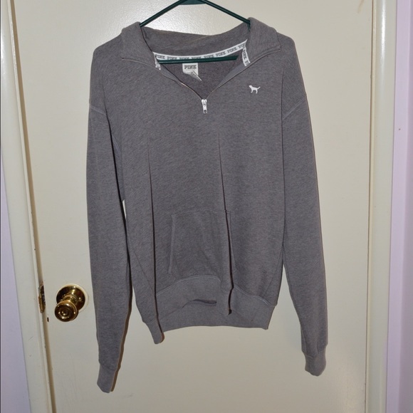 VS Pink Boyfriend Half-Zip