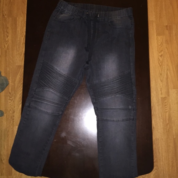 Victorious Denim Biker Joggers