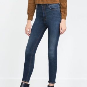 ZARA high waisted skinny jeans
