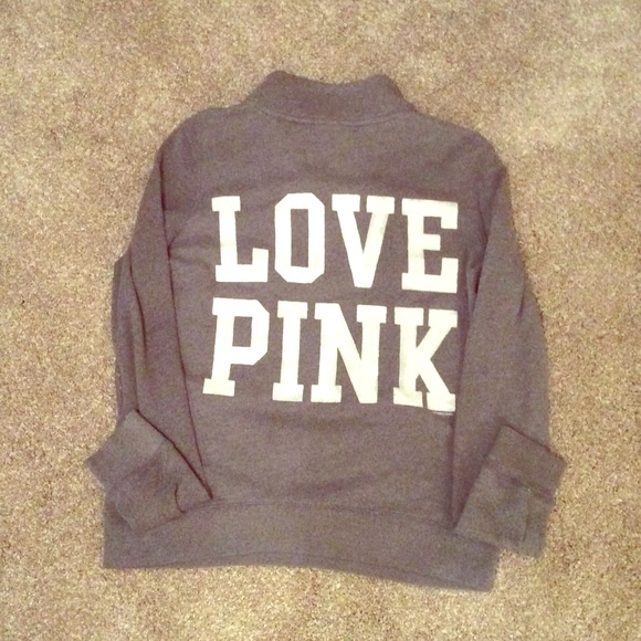 💕 Victoria's Secret PINK gray crew neck 🎀