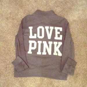 💕 Victoria's Secret PINK gray crew neck 🎀