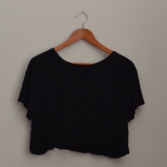 Soft plain black shirt