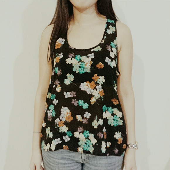 Floral tank top