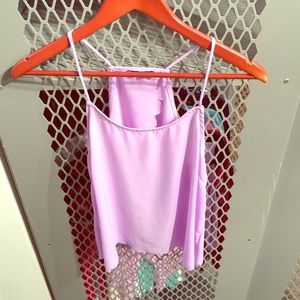 Lavender Tank top