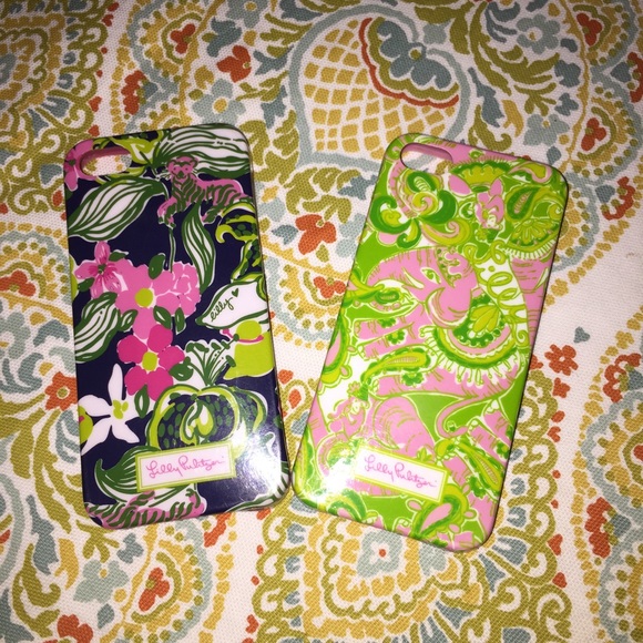 *sold* Lilly Pulitzer iPhone 5 cell phone cases
