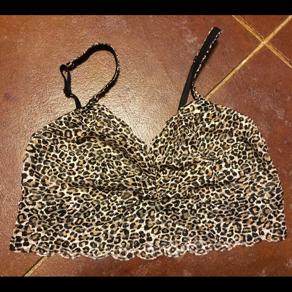 Victoria's Secret PINK Cheetah Lace Bralette