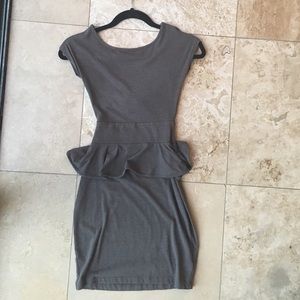 Vans peplum bodycon dress