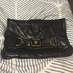 Leather juicy couture clutch