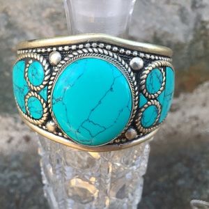 Vintage Turquoise Cuff