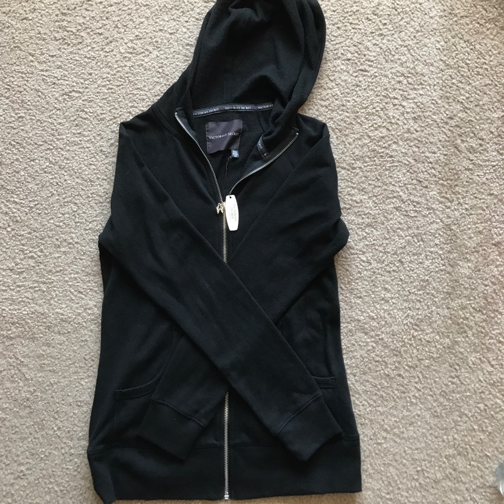 VS BLACK FULL ZIP HOODIE
