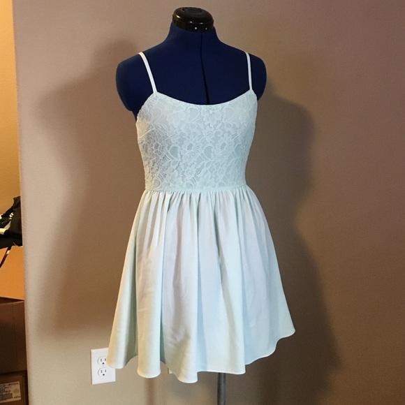 Light mint dress