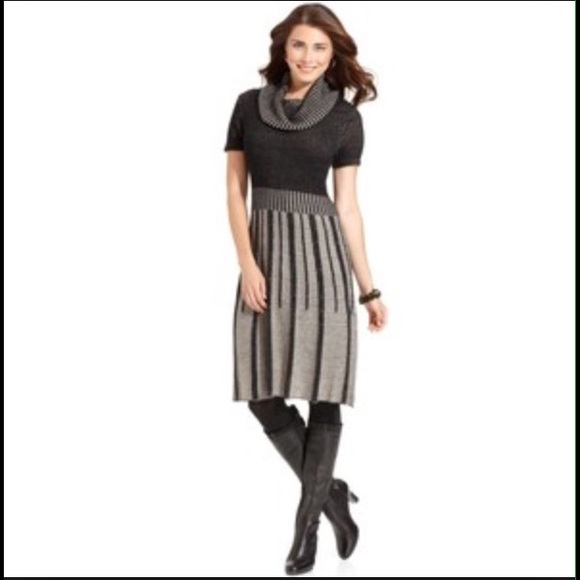 Knit sweater dress from Macy's