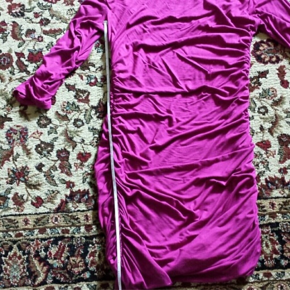 Burgundy EXPRESS Dress - Picture 3 of 4