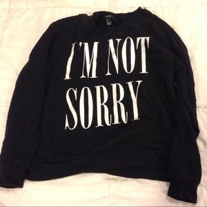 Black crew neck