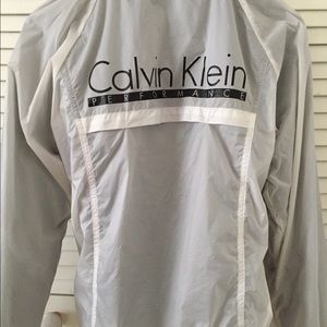 White Calvin Klein jacket