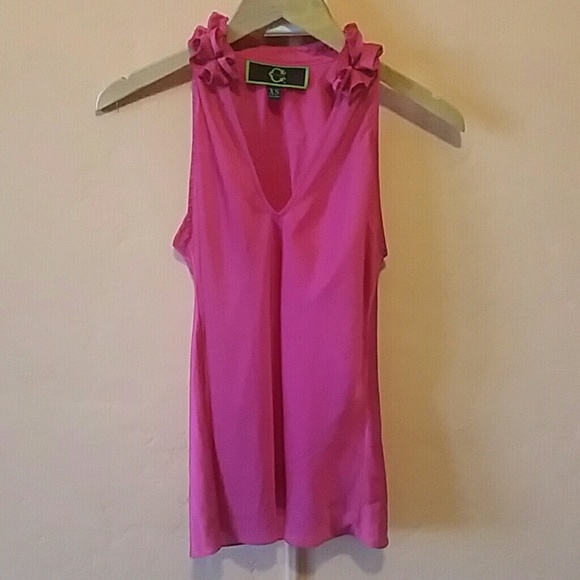 Bright pink sleeveless top from C. Wonder Size XS