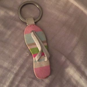 AUTHENTIC coach flip flop keychain