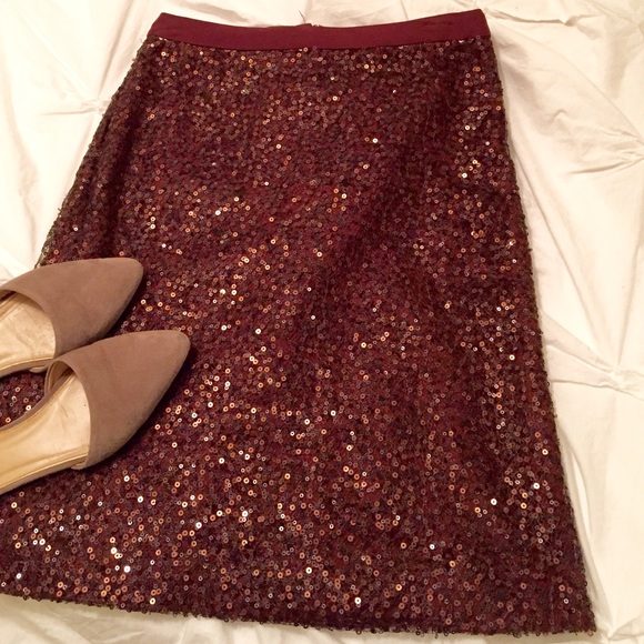 Final Sale 😍J Crew Sequin Pencil Skirt: 2