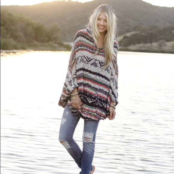 Free People Sweaters - Free people bubble tea poncho! SOLD!