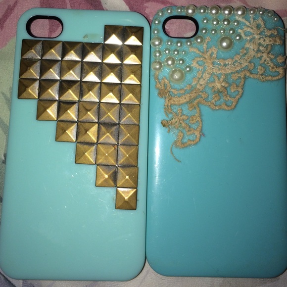 iPhone 4/4s mint green cases - Picture 1 of 1