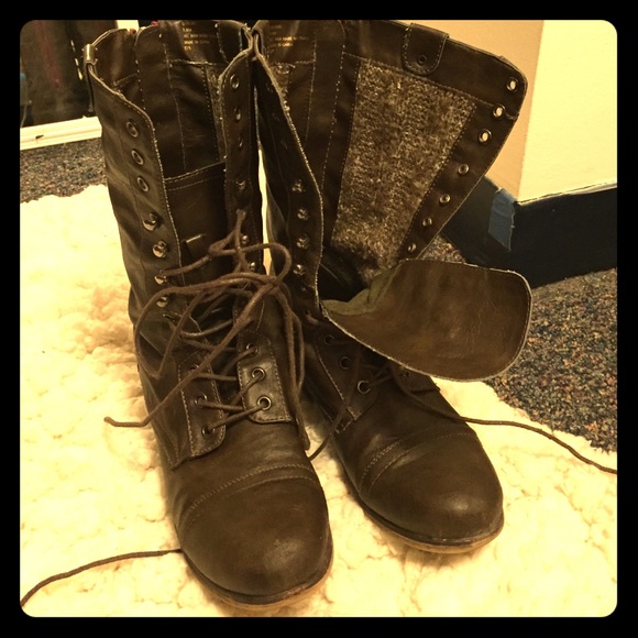 Steve Madden Combat Boots