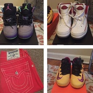 $160 sz7 belairs $80 Kds sz7 $80 white 2s sz 7