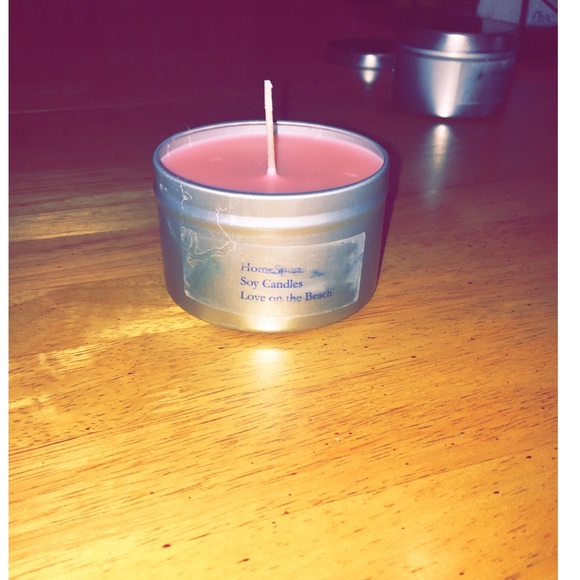 Love on the beach candle