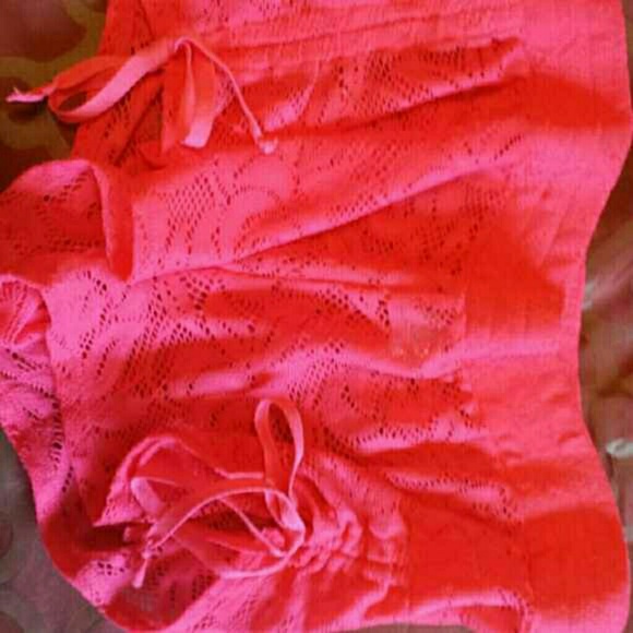 Hot pink shorts