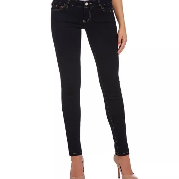 Celebrity Pink Skinny Jeans 3 Indigo Gold Stitch