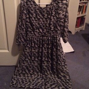 Beautiful 3/4 sleeve hi low dress