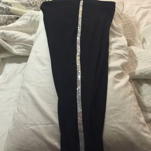 Sequined leggings vs