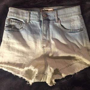 Garage Retro High Waisted Ombré Shorts