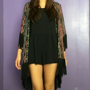Boho Fringe Kimono