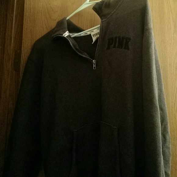 Dark grey pink sweatshirt lightly used