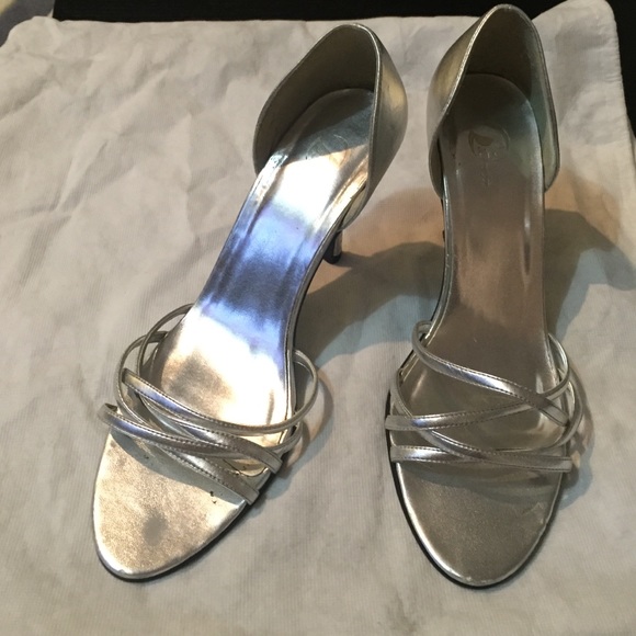Silver sandals