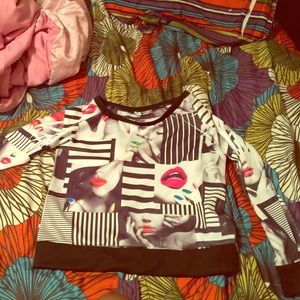 Crop top sweater
