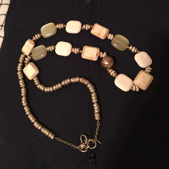 Long beaded necklace