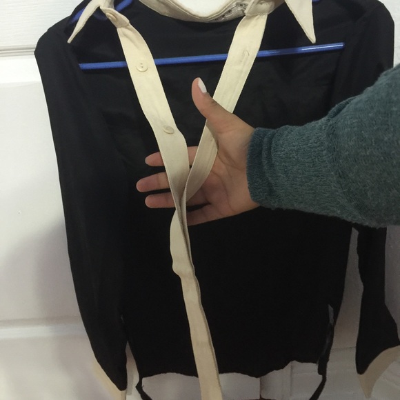 Open front blouse, medium
