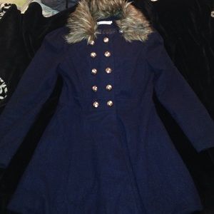 Navy blue coat