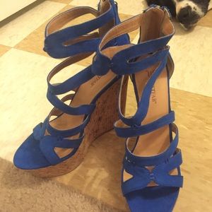 🔷Royal blue wedges🔷💥LOWEST PRICE!💥