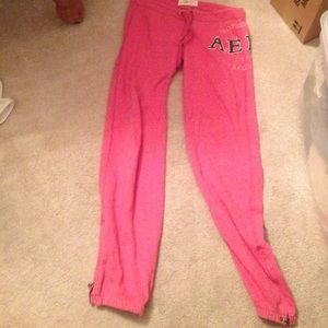 Pink sweatpants