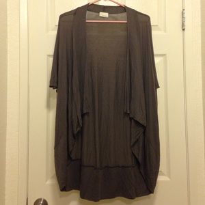 Grey bat wing style cardigan