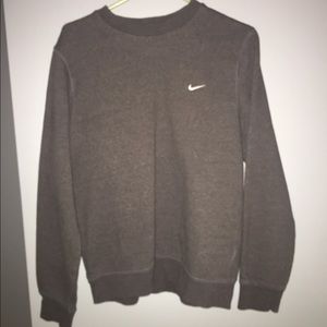 Dark Grey Nike Crewneck Sweatshirt