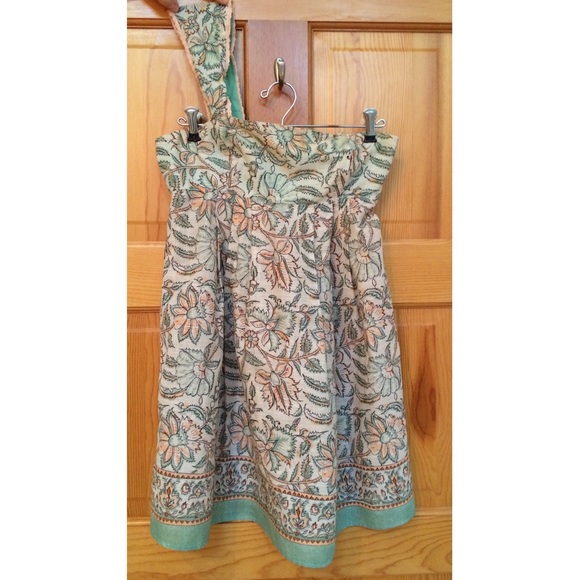 Free people printed one strap mini dress